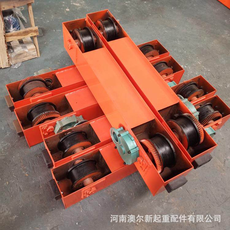 厂家供应 起重机运行行走梁 电动行走端梁 驱动端梁总成