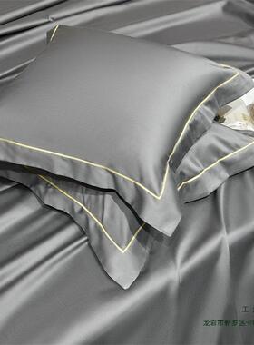 沙发套长绒棉靠垫套子大号卧室床头方靠枕45 50 60抱枕套棉质棉质