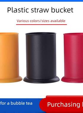 奶茶店吧台放吸管和筷子的桶筒刀叉勺收纳创意三格分配盒吸管筒