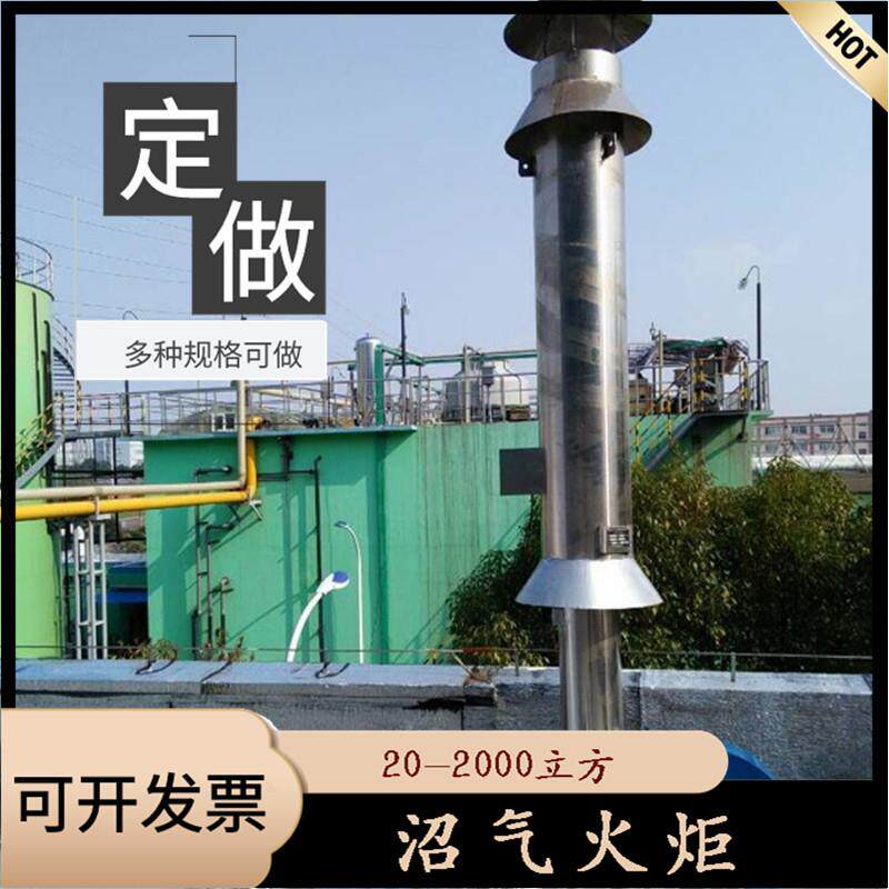 500立方沼气火炬型号齐全 沼气火炬厂家 沼气火炬的安全距离