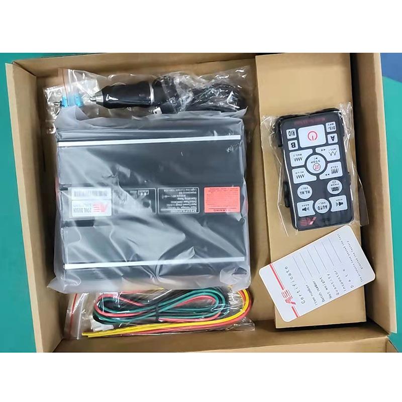 源头工厂:大功率报警器200W行车无线遥控警报器高音喇叭AS7200S