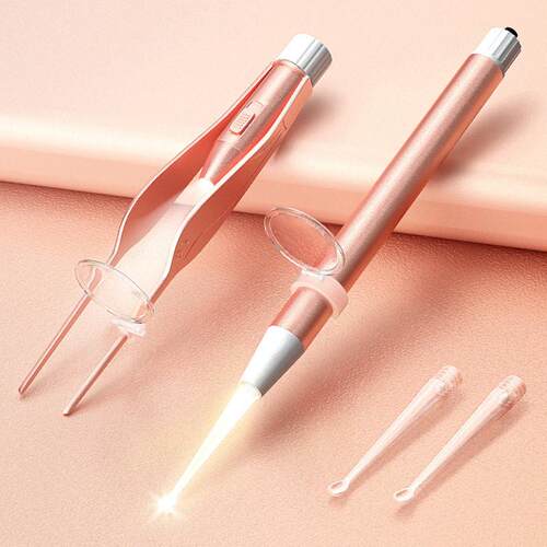 Children's Silicone Soft-Tip Ear Pick Baby Ear Forceps Safet