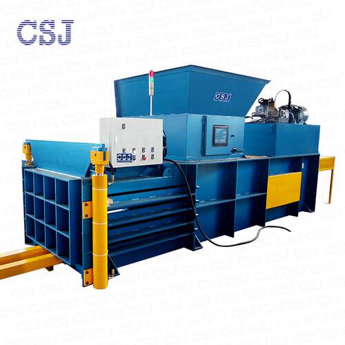 CSJ硬质塑料打包机卧式半自动液压江苏打包机生产厂家