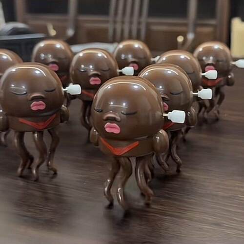 娜塔莎发条玩具儿童解压扭扭八爪鱼爬行模型摆件六一儿童节小礼物