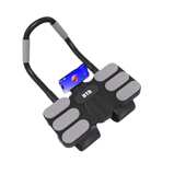 新款 四轮六肘撑健腹轮自动回弹练腹可APP智能互联健腹轮器材