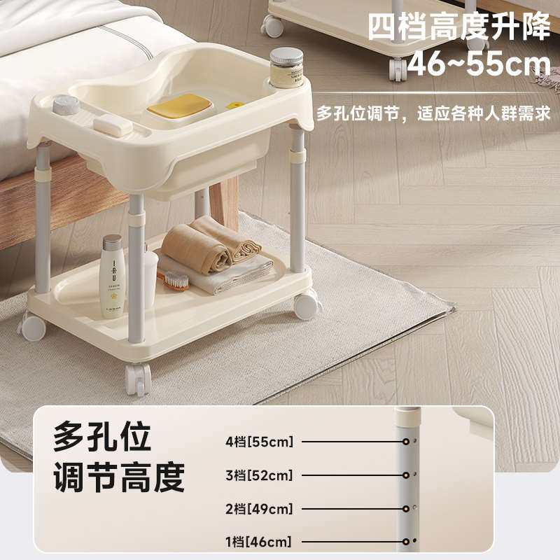 家用孕妇月子洗头神器洗头盆平躺卧床病人老人泡头盆水循环头疗发