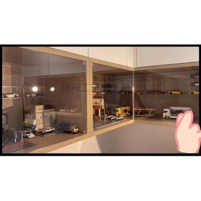 专业定制进口亚克力板有机会玻璃透明防尘防灰柜子加门板配件展示