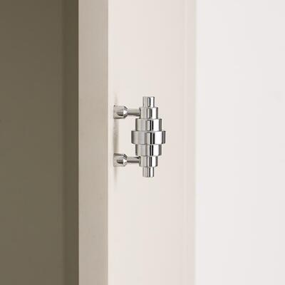 INDOORS不止黄铜包豪斯风柜门把手银色衣柜门鞋柜抽屉个性小拉手