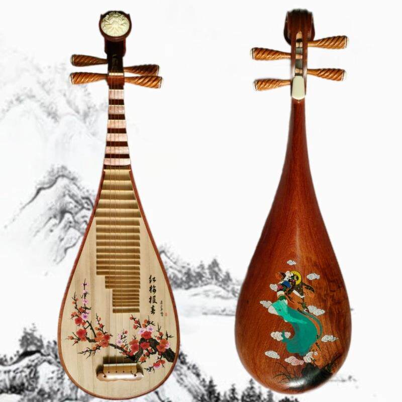 正品琵琶乐器枝原木抛光正手工制作成人考级演酸奏厂家直销品惠包