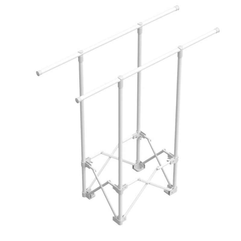新款折叠晾衣架阳台家用不占地方的挂衣架室内简易晒衣落地卧室