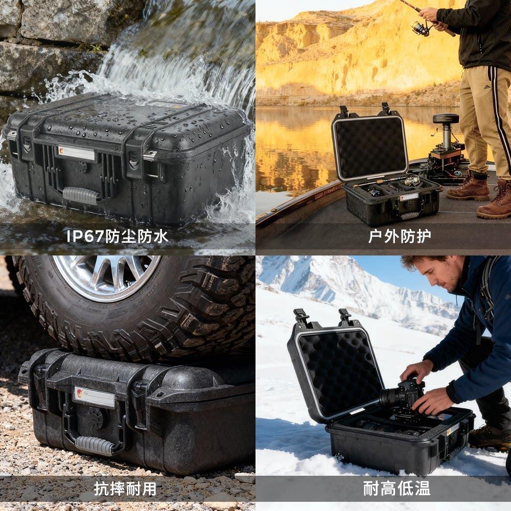 鼎瑞新防护箱手提器材相机仪器收纳箱无人机防水密封箱RPC2023