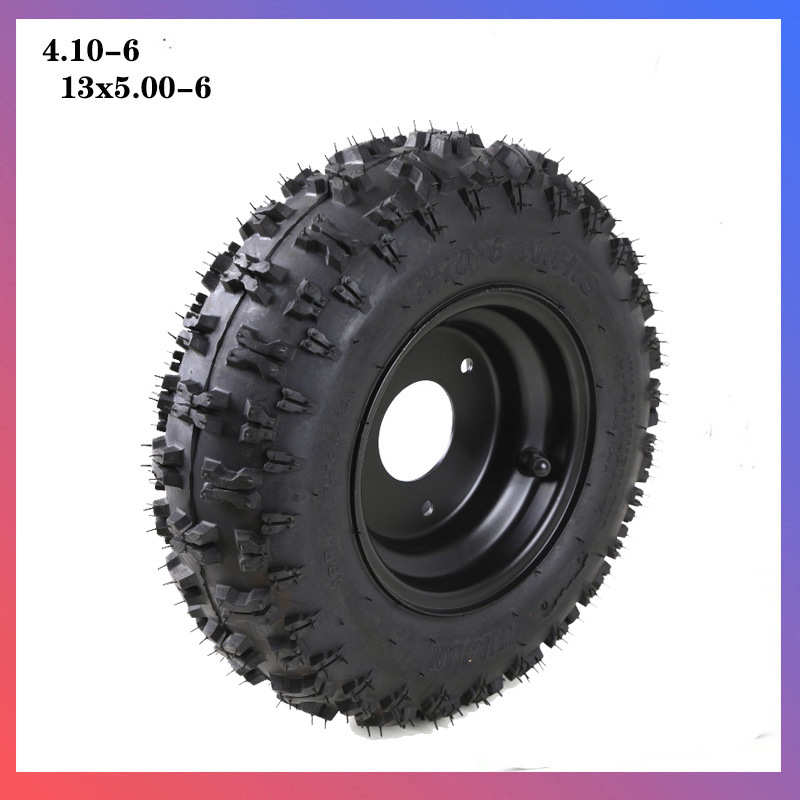 儿童沙滩车13x5.00-6耐磨轮胎 卡丁车配件4.10-6轮胎轮耐久