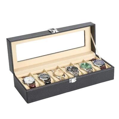 Hot Sale PU Leather Display Storage Collection Organizer wat