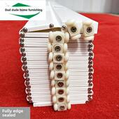 Pvc折叠门厨房浴室客厅隔断隐形推拉门阳台伸缩简易塑料百叶挂门