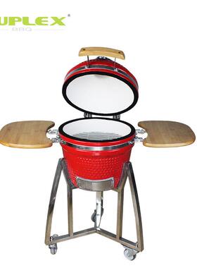 16 '' Kamado Grill商用家用聚会烤鸡BBQ烟熏炉陶瓷烧烤炉