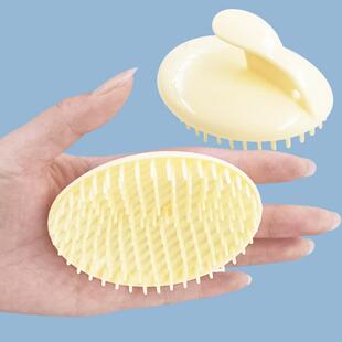 Plastic Shampoo Brush for Home Use, Hard Bristle Shampoo Bru