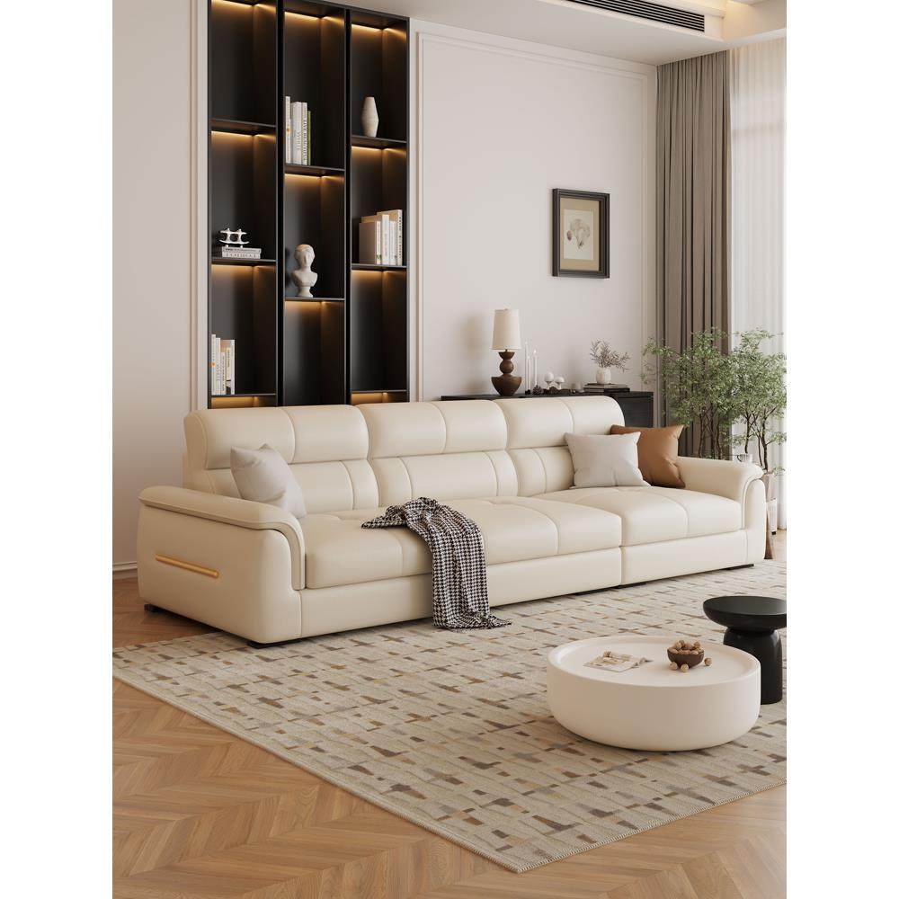 2025新款真皮沙发小户型奶油风简约现代出租房客厅三人位皮艺沙发,住宅家具,皮艺沙发,淘宝优惠券,粉丝福利购,淘宝优惠卷