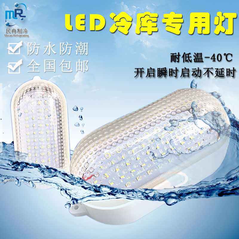 LED灯一体化8W36V冷库灯浴室防水灯防潮灯耐低温冷藏库三防灯灯具