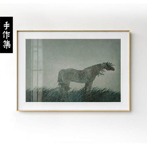 网红印所仟象映现代艺术收藏级手工画丝网版挂人装饰画匠画物尹宇