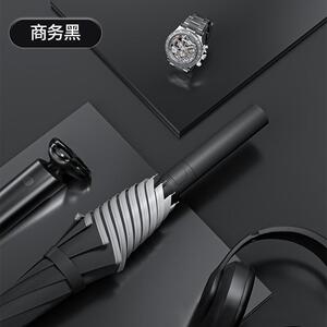 加固三人伞长柄雨伞加大加厚黑胶防晒晴雨两用男士伞自动大号防风