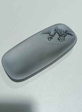 高档墨碟头*砚14*61.4cm歙砚黑龙台潭砚石天然石砚可以选配木盒