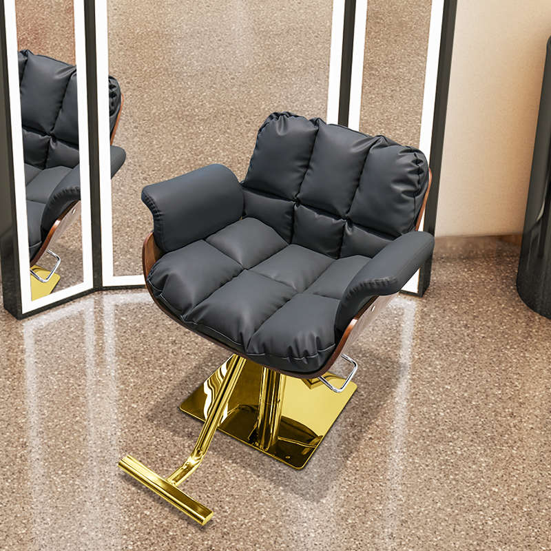 美发店椅子发廊专用网红理发椅剪发理发店凳子高档可升降放倒