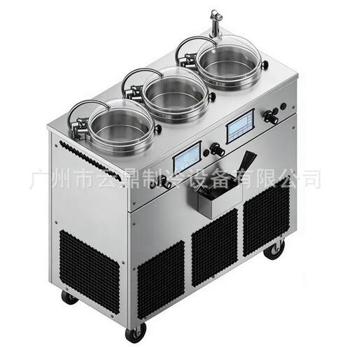 新款 3缸前台冰激凌机 冷萃酸奶机 gelato machine 手工冰淇淋机