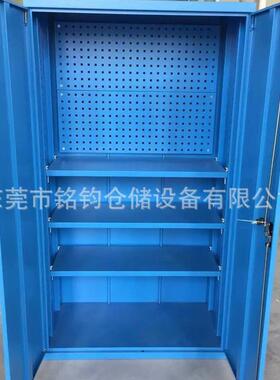 重型双开门五金工具柜抽屉式储物柜车间多功能铁皮收纳管理零件