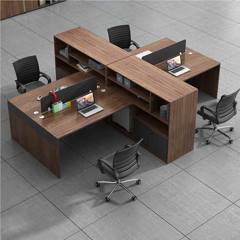 办公具简约现职员桌MEKIA-dY2/4人财代人务办公桌椅组合6员工家位