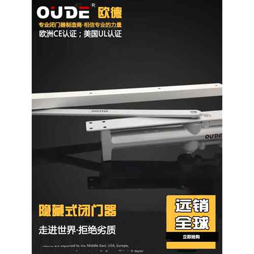 高端出口欧美酒店隐藏式闭门器隐藏式隐形门定位闭门器