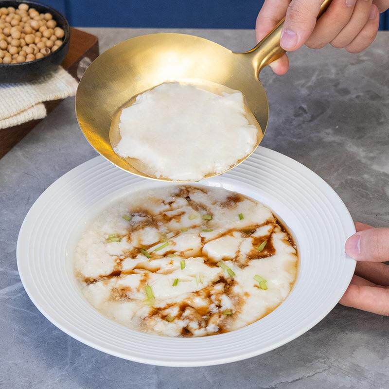 豆腐脑铲子铜豆腐脑铲舀子豆腐脑勺子黄铜大号小号豆腐脑工具
