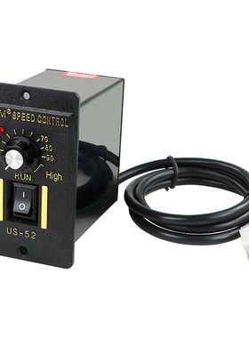 交流52220v调速器6w15w25w40w60w90w120w180w250w开关us调速-电机