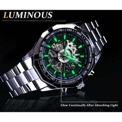 2019 Men&amp;#39;s steel band watches mechanical watch w