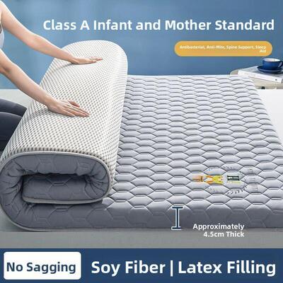 6-10cm soft bed mattress folding mattress topper pad床垫
