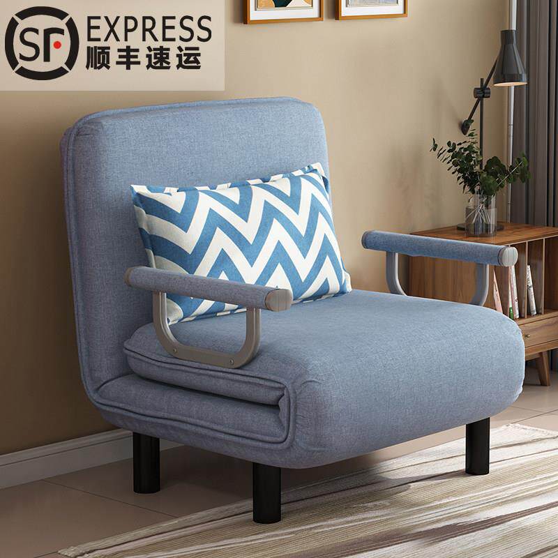 折叠床沙发床单人床家用办公室两用午休懒人双人可折叠沙发椅