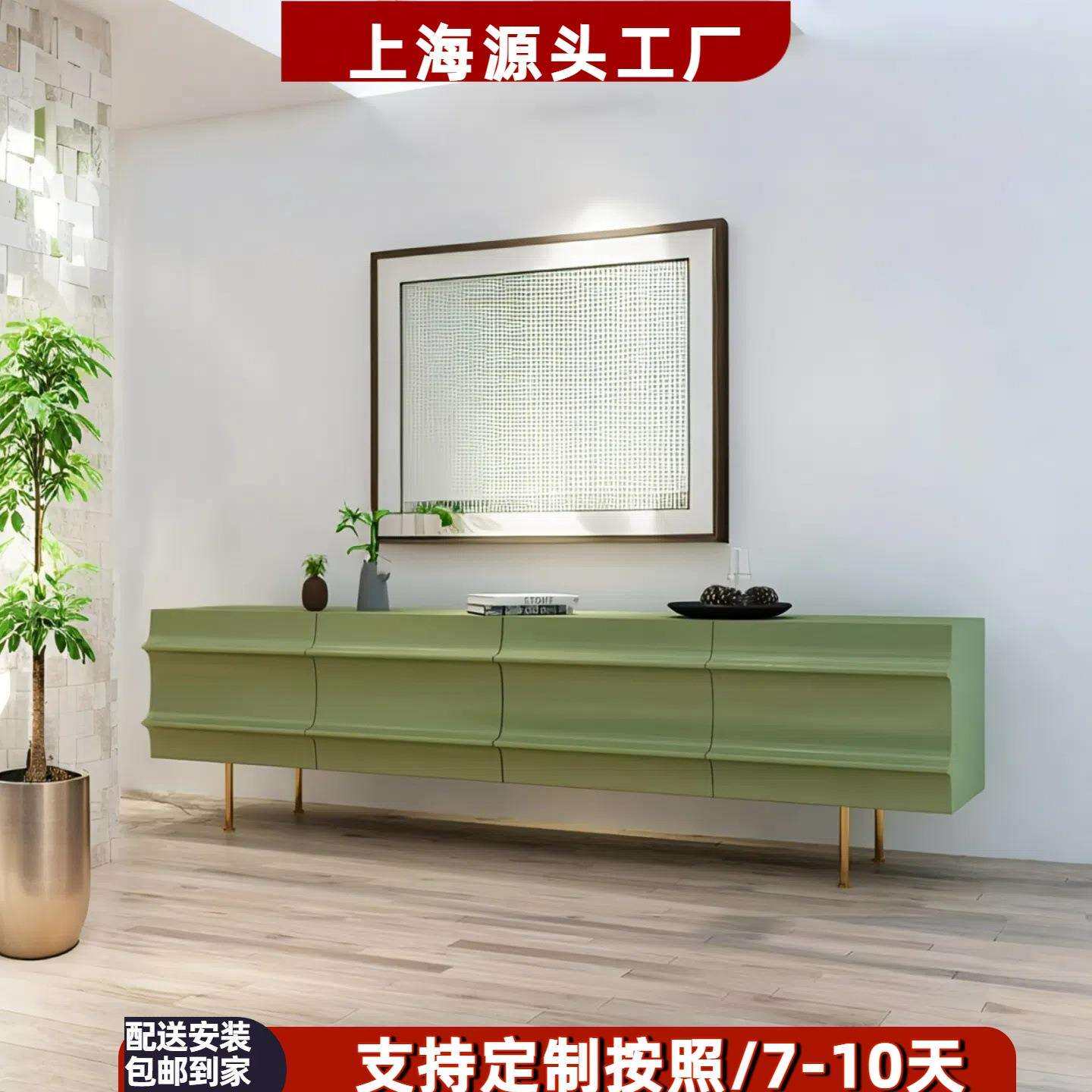 意式极简烤漆电视柜新品网红视听柜简约现代小户型客厅地柜茶几