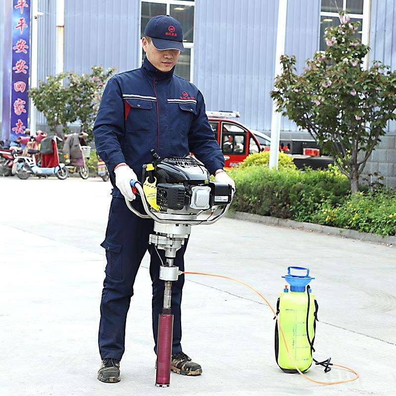 恒旺30米钻探取芯钻机便捷探矿取芯机轻便背着上山取芯的钻探机