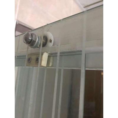 淋浴房移门滑轮老式滑轮圆弧形浴室玻璃轨道轮子滚轮配件全套