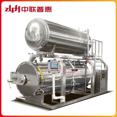双层水浴灭菌釜袋装产品灭菌釜休闲食品高温杀菌锅高压杀菌锅