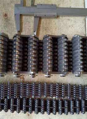 齿形链条CL20-57W-88节节距1.75毫米链宽57外导88节静音链条