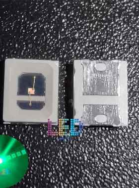 2835草绿色0.1-0.2瓦金线12mil超高亮500nm交通翠绿光LED发光灯珠