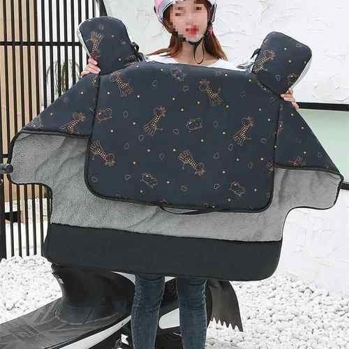 电动车挡风被冬季加绒加厚防风被保暖摩托车防雨水电瓶车风挡四季