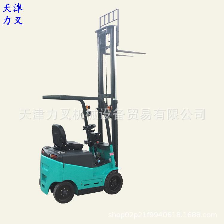 天津全电动座驾堆高车自动升高叉车无腿电动堆垛机电动液压铲车
