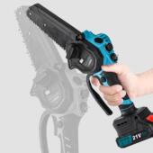 电家锯电用小型手持锯柴充432式 伐木锯手电锯锂电链锯户电外锯树