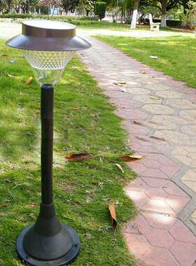 8LED太阳能庭院灯太阳能花园灯太阳能草坪灯 太阳能底座灯