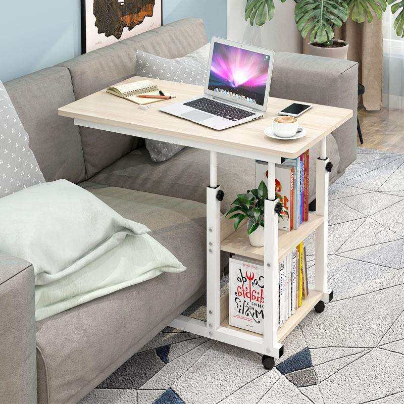 床边桌可移动小桌子卧室家用学生简易学习书桌升降宿舍懒人电脑桌