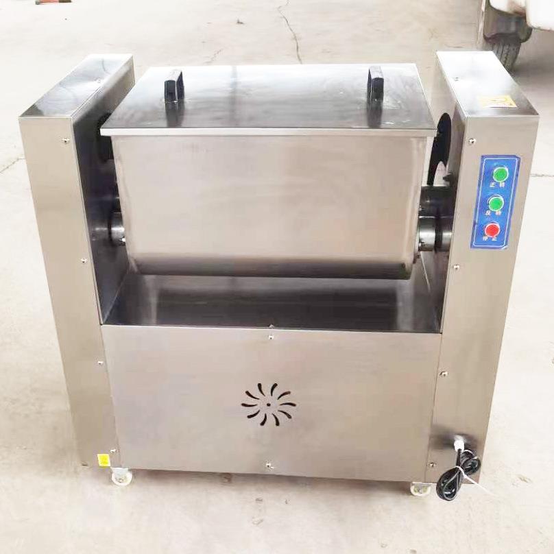 工厂仿手工搅拌机商品全自动双绞龙拌馅机肉制品馅料搅拌设备