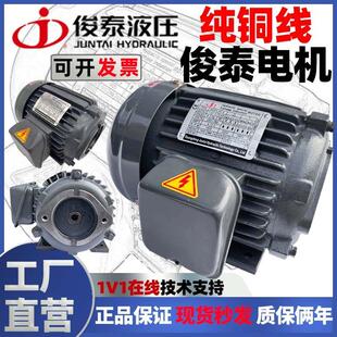 适用俊泰JUNTAI电机0.75KW 1.5 2.2 3.75 5.5 7.5泵站内插式油压