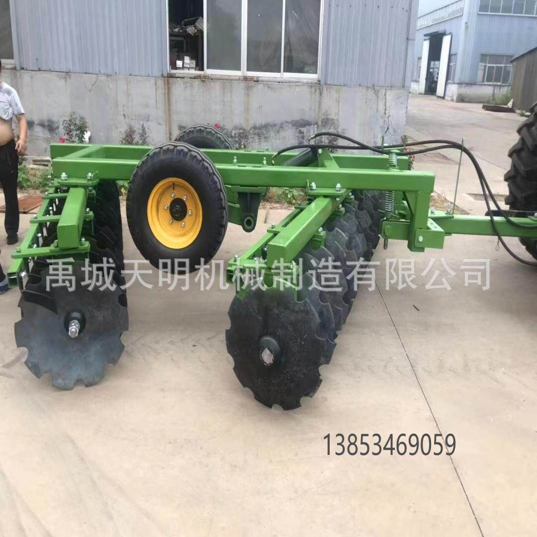 工厂直销各类圆盘耙拖拉机液压牵引圆盘耙折叠耙锰钢圆盘耙硼钢圆
