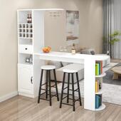 现代简约家用桌隔台断柜31268456玄关酒吧柜一体桌靠墙脚桌客高厅